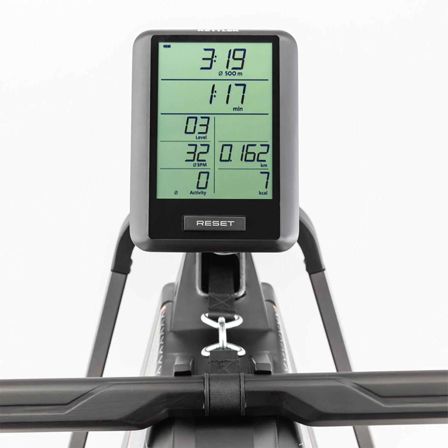 H2O Water Rowing Machine | Dual Rail Water Rower with LCD Monitor & 150kg Capacity