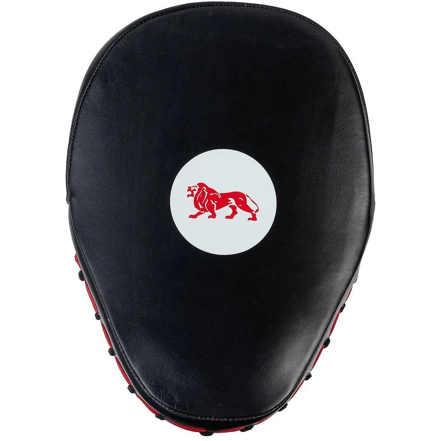 COOLBABY Lonsdale Winston Leather Boxing Gloves - Durable Cowhide Training Gloves in Black/White/Red - COOLBABY