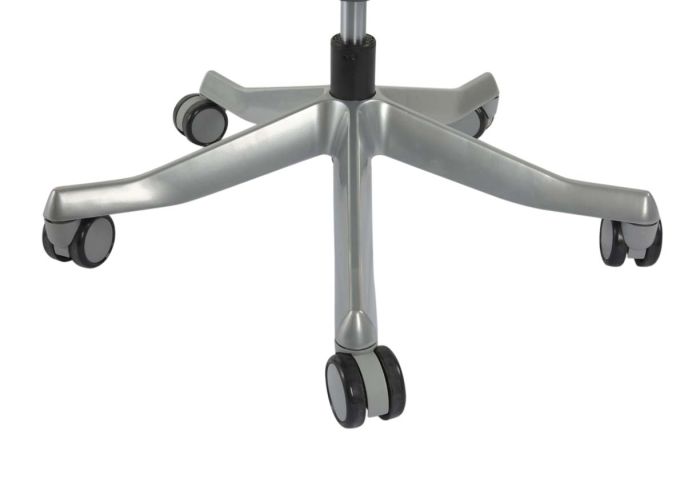 Executive Medium Back Height Ergonomic Mesh Chair, Office Conference Mesh Chairs With Adjustable-Backrest Caster Wheels- White - COOLBABY