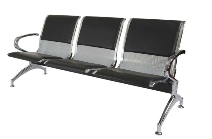 3 Seater Metal Bench, For Large Waiting Areas - COOLBABY