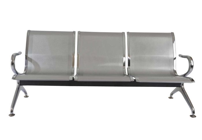 3 Seater Metal Bench, For Large Waiting Areas - COOLBABY