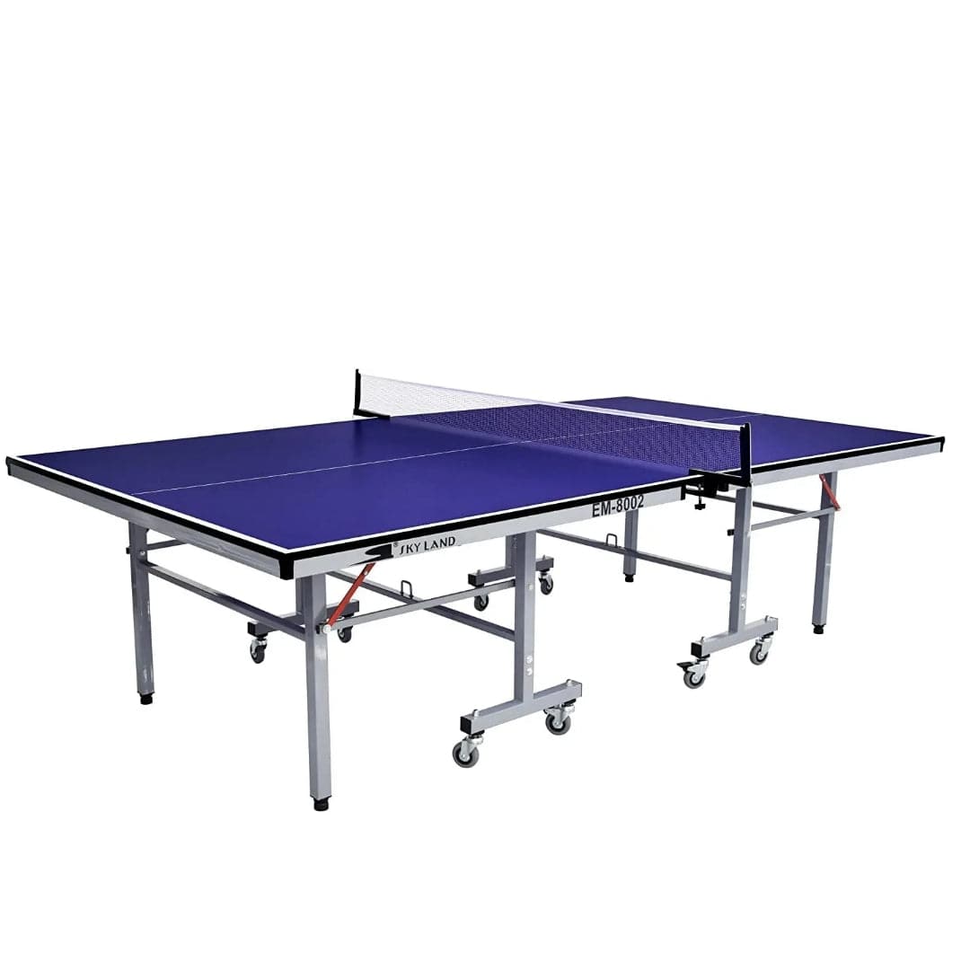 Moveable Tennis Table Em-8002 Single Folding , Blue SKY LAND - COOLBABY