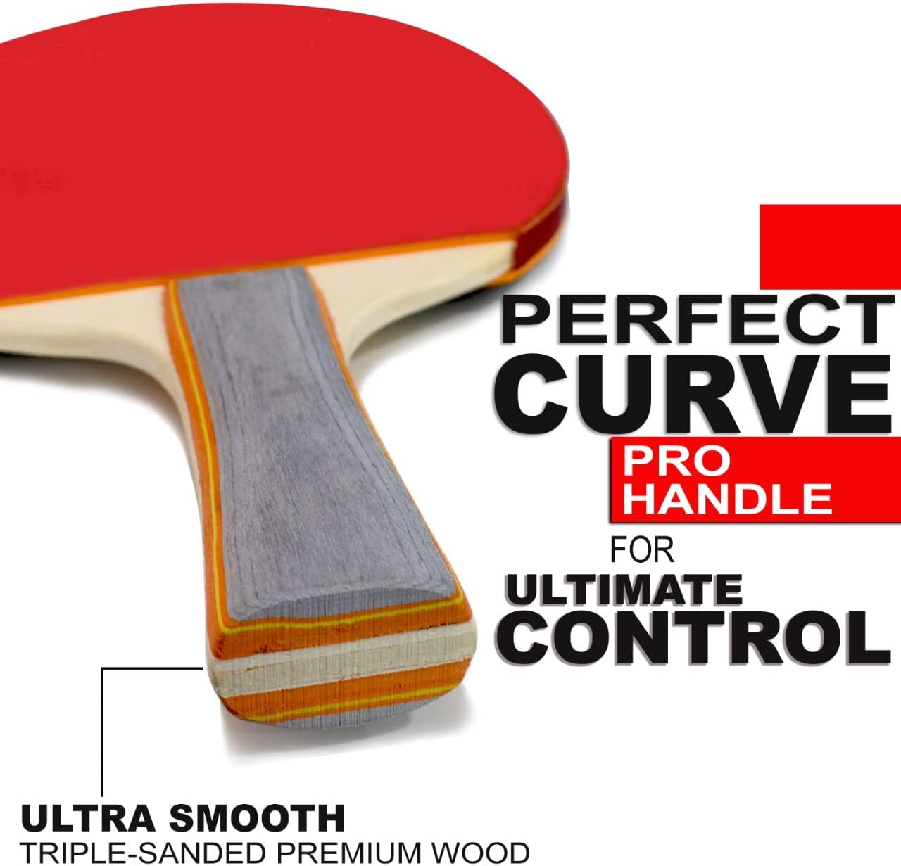 Professional Table Tennis Racquet Set Including 2 Ping Pong Rackets and 3 Balls,EM-9350 Skyland - COOLBABY