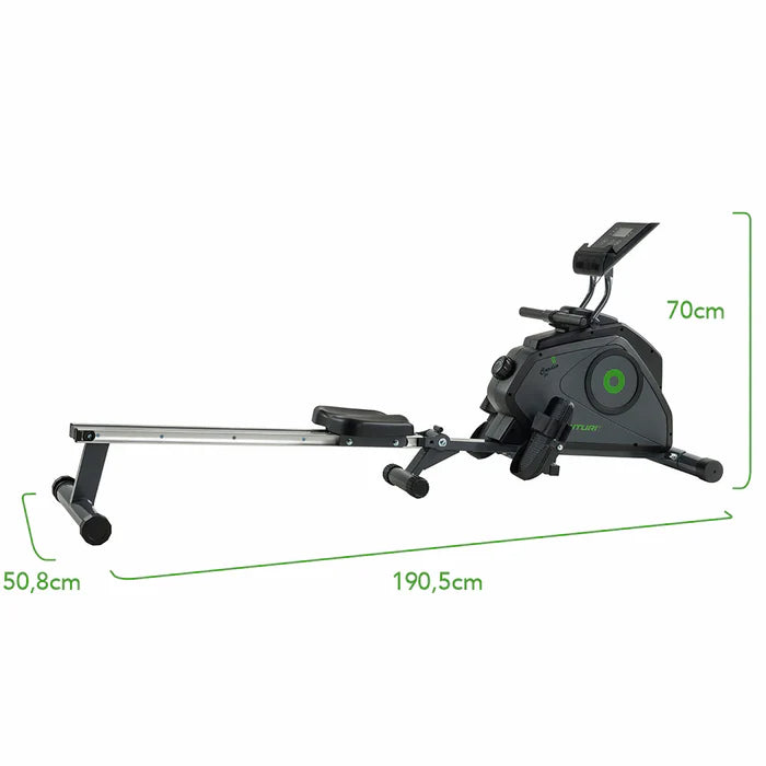 Cardio Fit R30 Rowing Machine | Compact Full-Body Home Fitness Rower