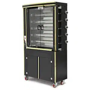 COOLBABY Electric Plus Chicken Rotisserie – 30-Chicken Capacity, Stainless Steel Body, Independent Control - COOLBABY