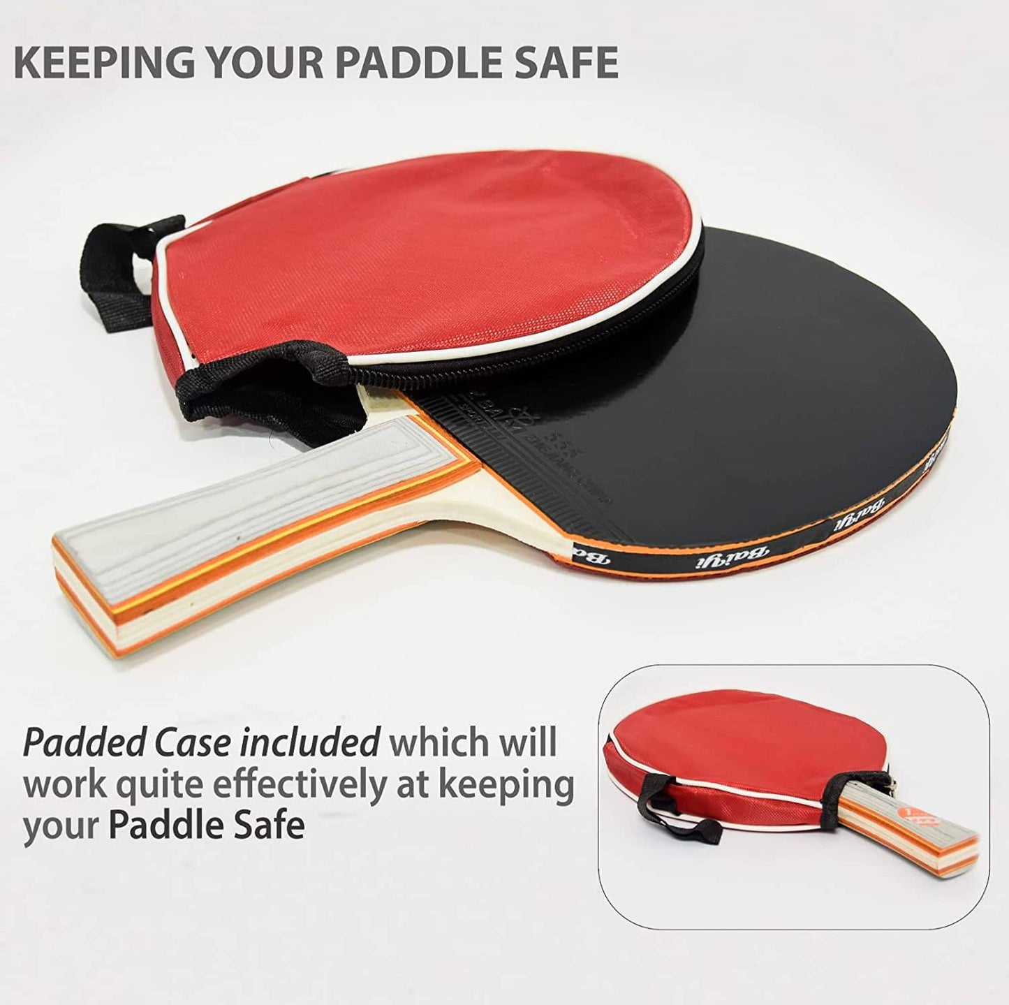 SKY LAND EM-9354 Sports Table Tennis Racket 3.0 |Ping Pong Racket & Case, Professional TT Paddle For Beginners And Intermediate Players - COOLBABY
