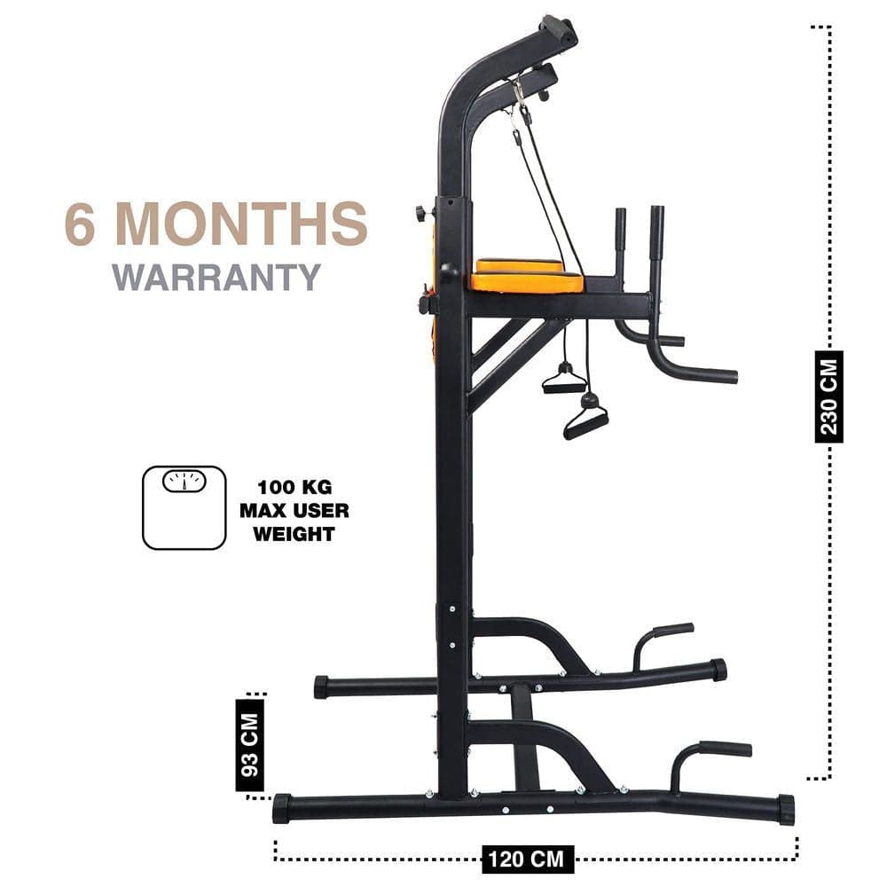 Skyland Pro Home Workout Steel Power Tower, EM-1841 - COOLBABY