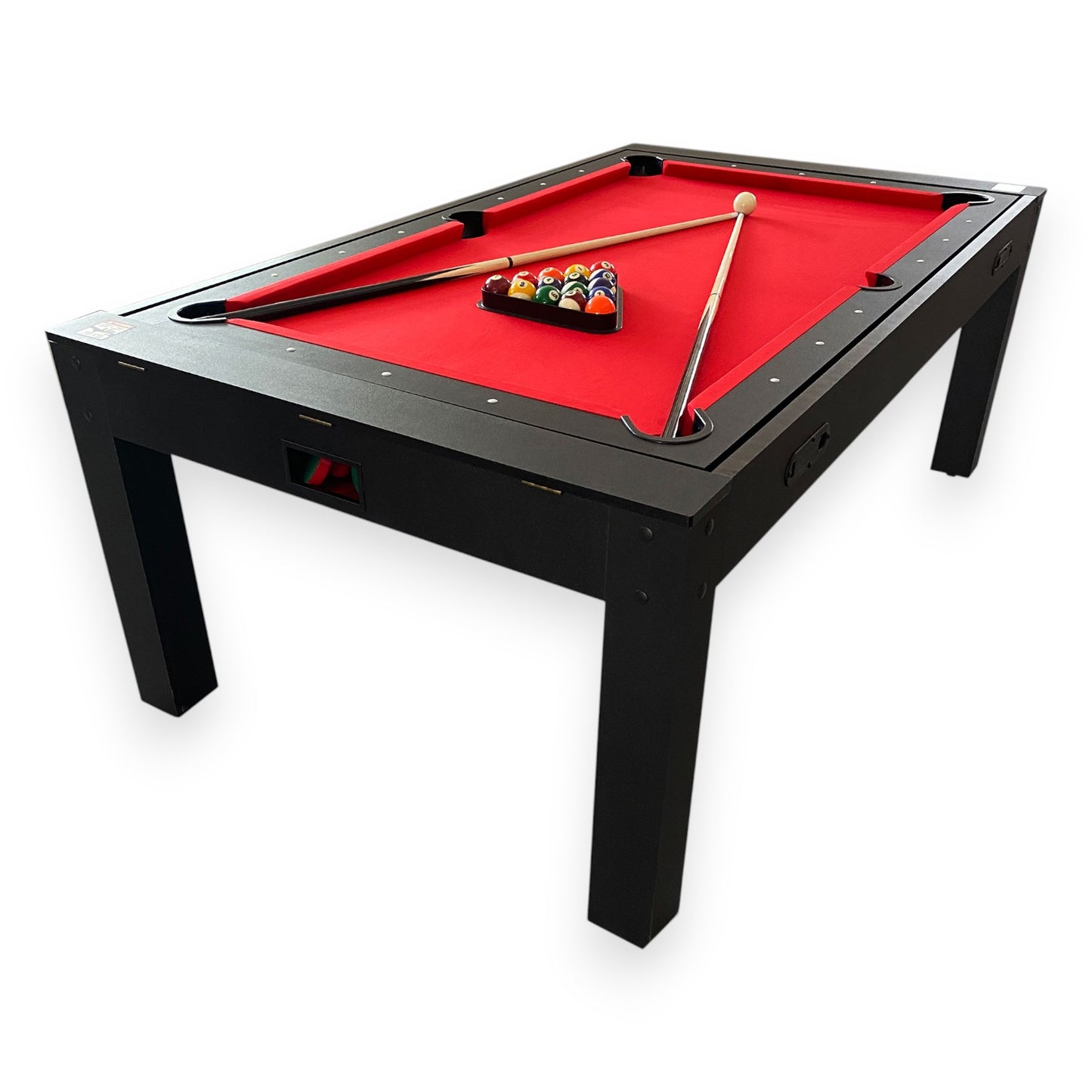 3 in 1 Multi Games Table Rotating Pool Table 7ft With Billiards + Air Hockey + Table Tennis + Dinning Table