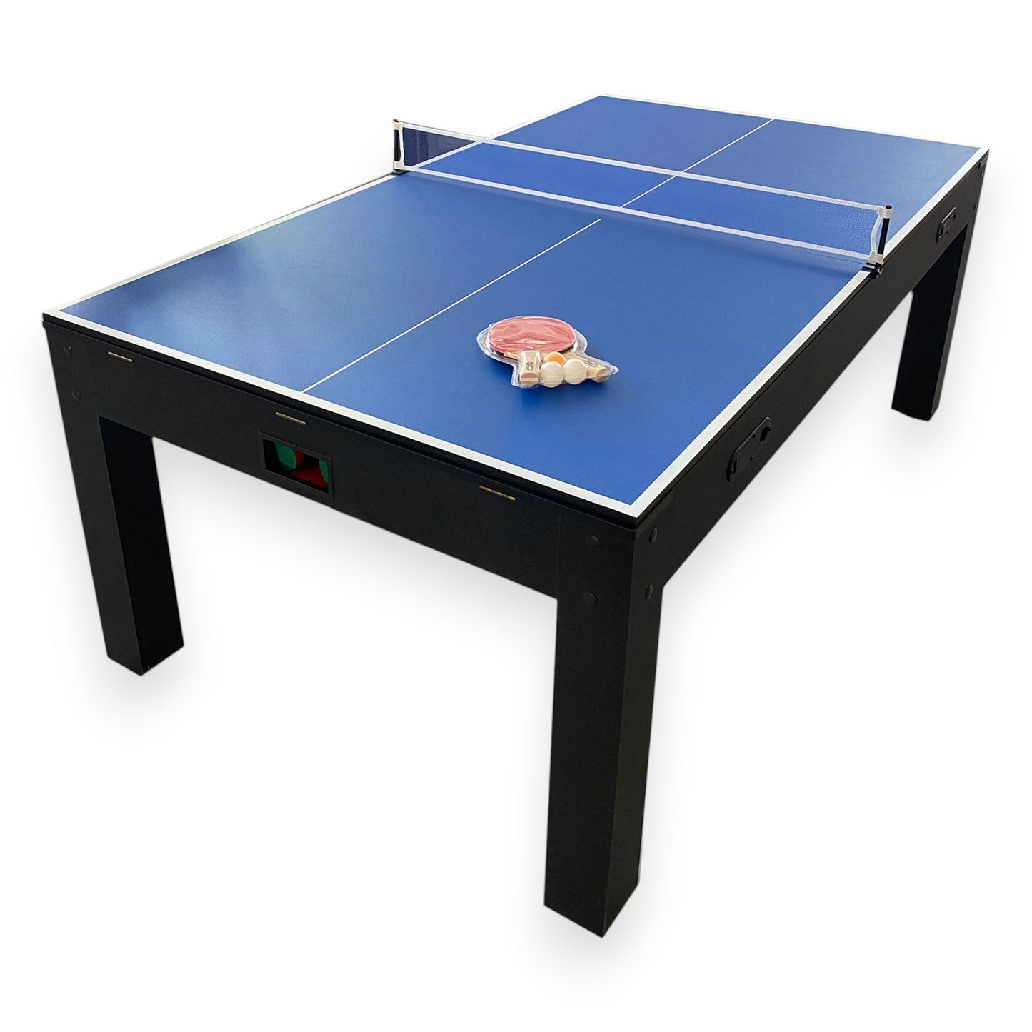 3 in 1 Multi Games Table Rotating Pool Table 7ft With Billiards + Air Hockey + Table Tennis + Dinning Table