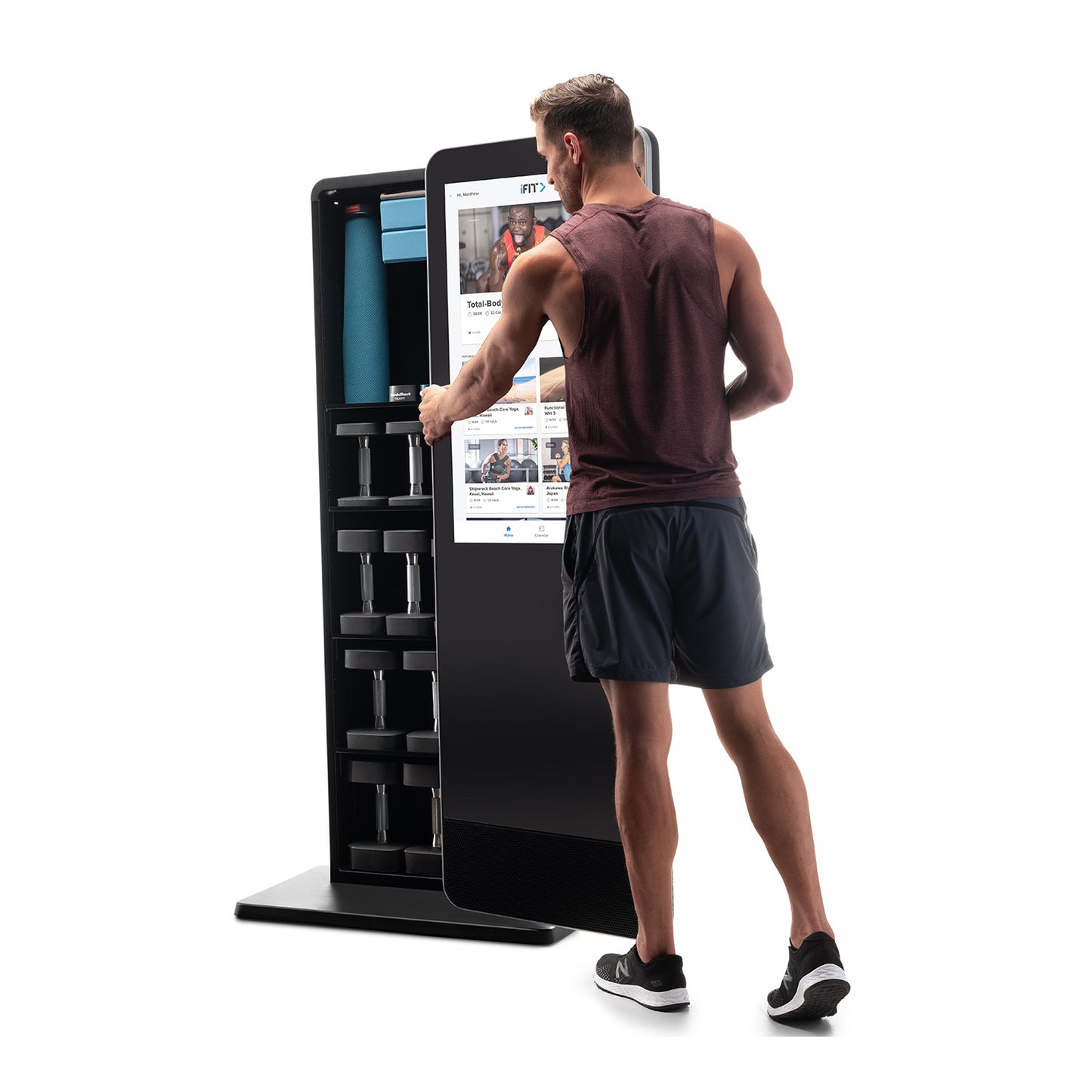 COOLBABY Track Vault Interactive Trainer: Elevate Your Home Workouts with Form Coaching - COOLBABY