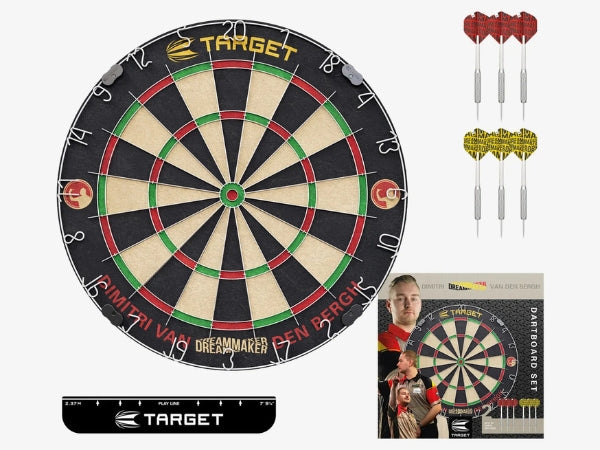 Target Dimitri Van Den Bergh Dartboard Set 2024 | Professional Set