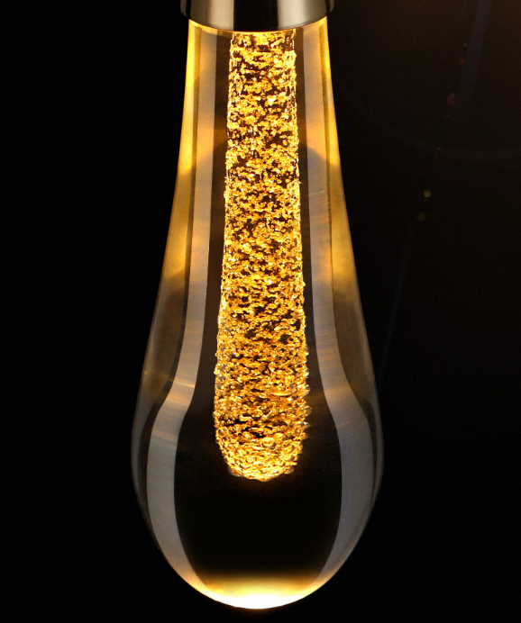 Pendant Light Single LED Teardrop - French Gold - COOLBABY