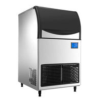 High-Capacity Commercial Ice Machine, 120KG Daily Output, 220V/50Hz - COOLBABY