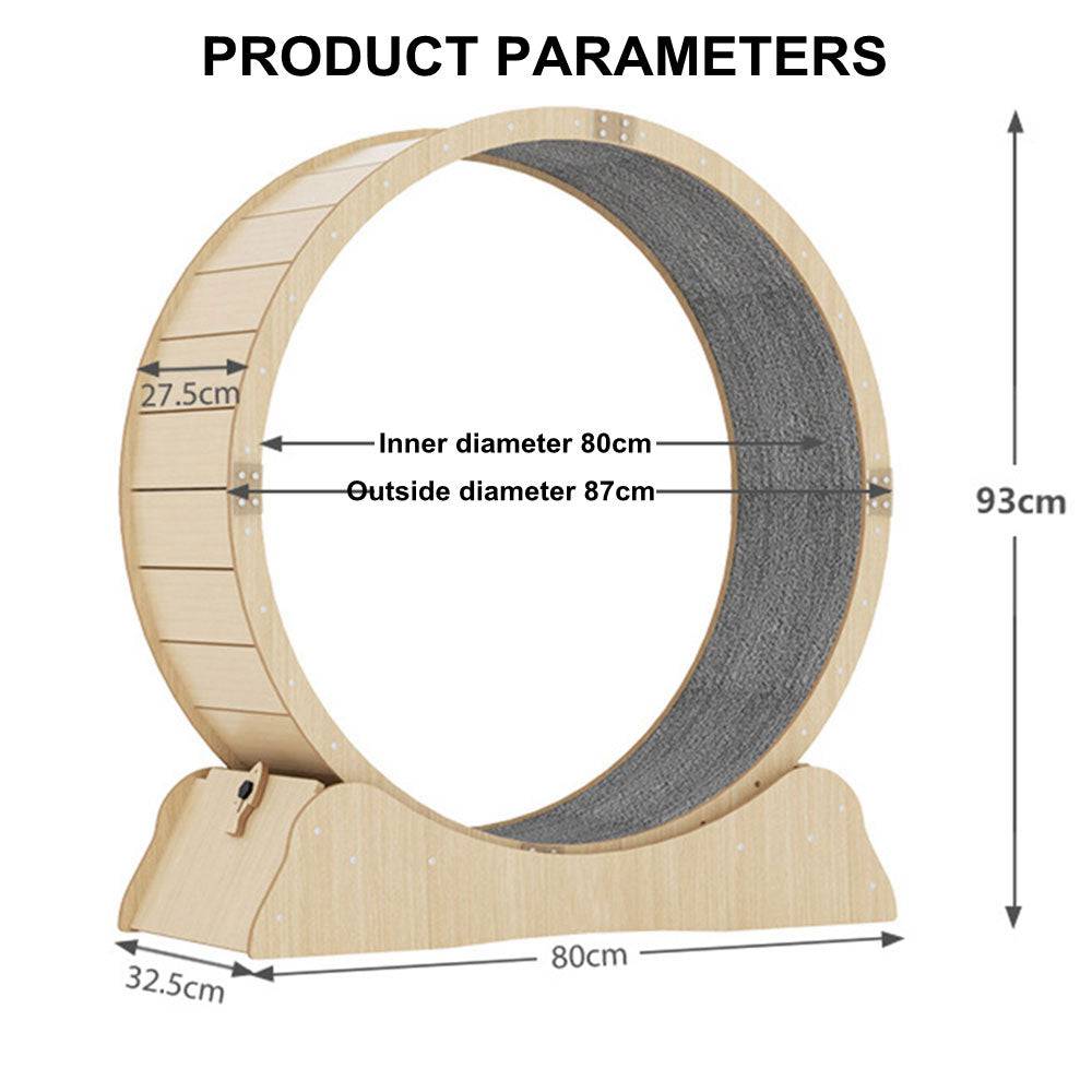 Whisker Workouts: The Ultimate Cat Wheel for Active Felines! - COOLBABY