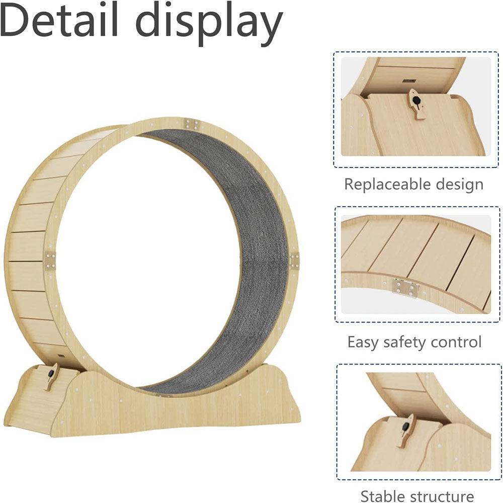 Whisker Workouts: The Ultimate Cat Wheel for Active Felines! - COOLBABY