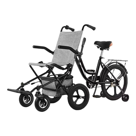 COOLBABY LYSTC01 Tricycle Wheelchair, Compact Mobility Solution - COOL BABY