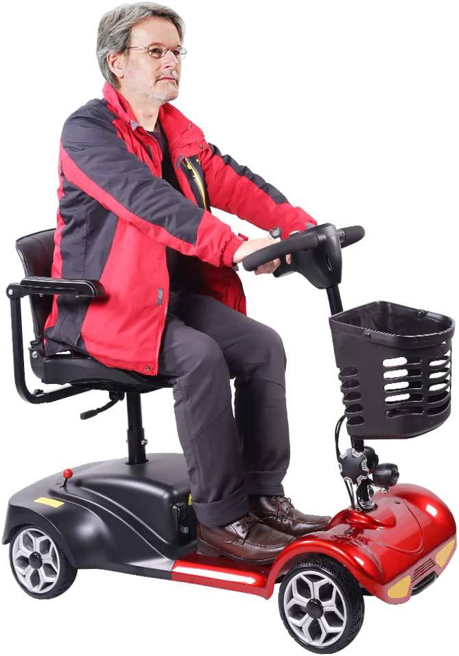 COOLBABY YL-08A: Electric Folding Mobility Scooter for Adults & Seniors - Compact, Motorized, Four Wheels - COOL BABY
