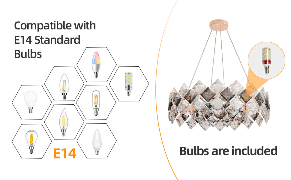 Round Crystal Chandelier: 80cm LED Pendant Light with 3 Color Settings for Décor - COOLBABY