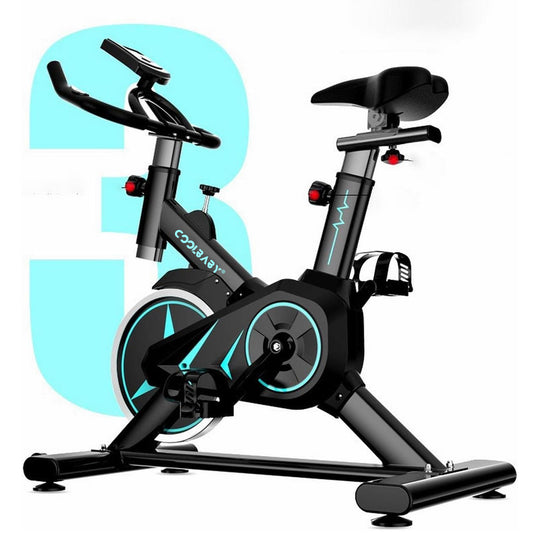 COOLBABY Indoor Cycling Bike - Magnetic Resistance, with Phone Holder, Heart Rate Monitor, Exercise Bike Cycle Stationary Bikes - COOLBABY