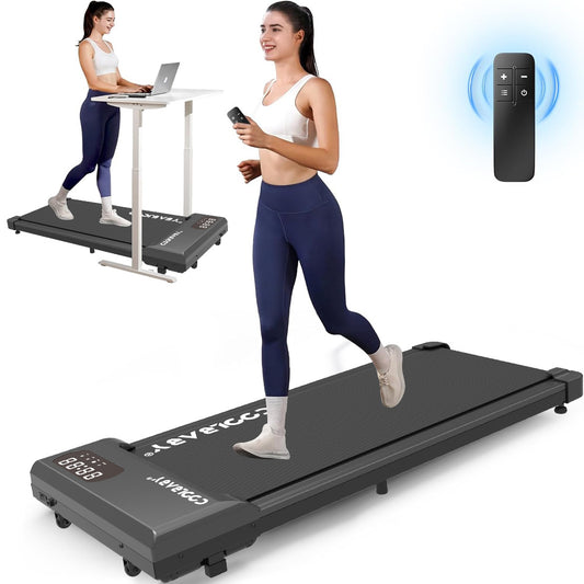 Walking Pad, Walking Pad Treadmill 265 lb Capacity，3 in 1 Portable Under Desk Treadmill for Home and Office with Remote Control, LED Display