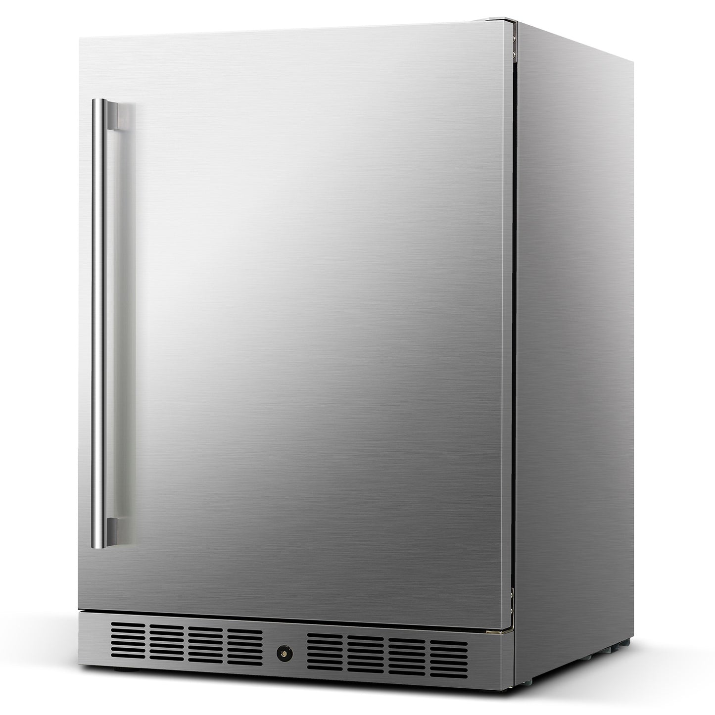 Beverage Cabinet, Wine Refrigerator, Built-in Under the Counter, Stainless Steel Cooler