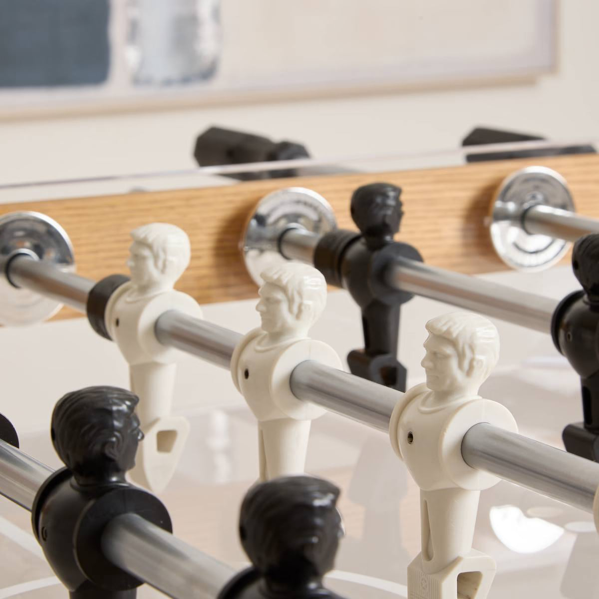 Acrylic 55'' Professional Foosball Table Soccer Table for Home & Game Rooms