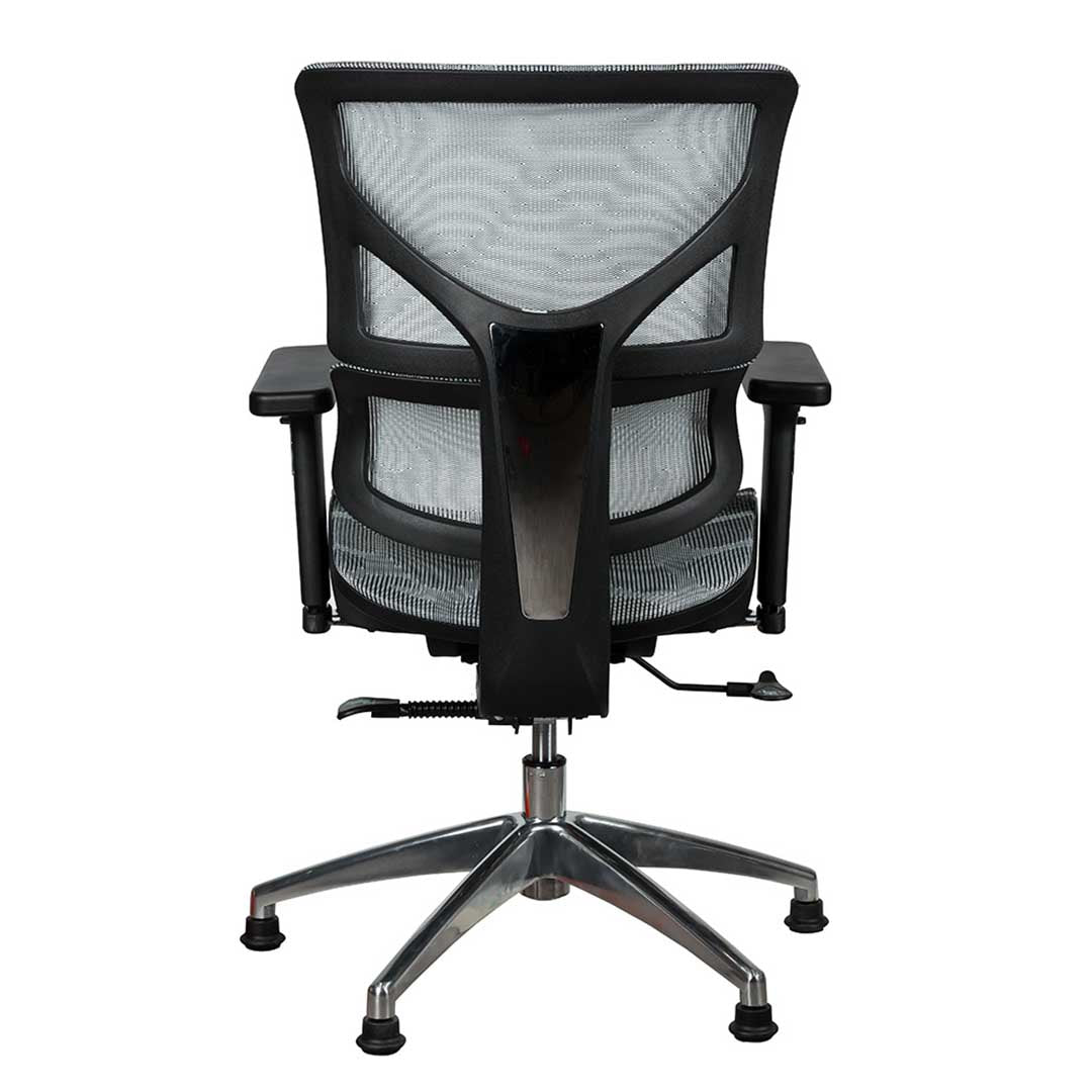 COOLBABY YS-1827 C Office Visitor Chair – Ergonomic Mesh Back, Lumbar Support, and Adjustable Armrests - COOLBABY