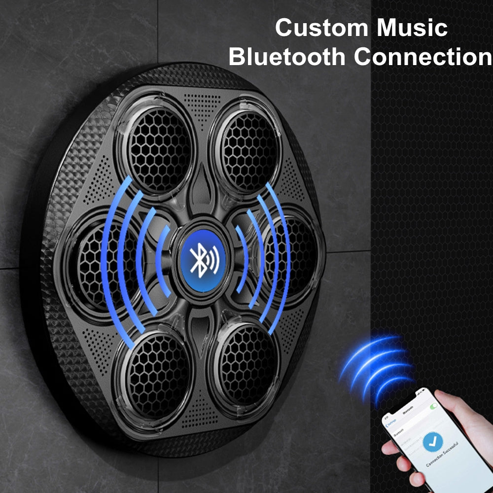 COOLBABY Music Boxing Machine Smart Bluetooth Boxing Target,Wall Mounted Punching Pad Machine for Adult Child - COOLBABY