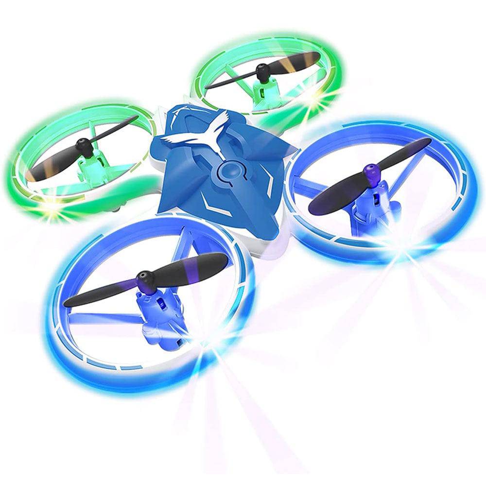 COOLBABY Kids Remote Control Airplane,2.4GHz 4CH RC Quadcopter Altitude Hold,LED Tumbling Stunts - COOL BABY