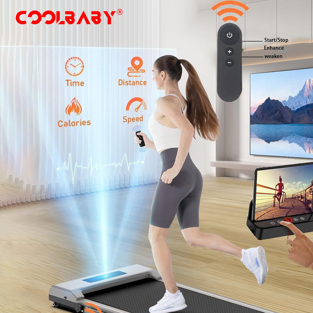 COOLBABY Walking Pad, Walking Treadmill, Folding Under Table - COOLBABY