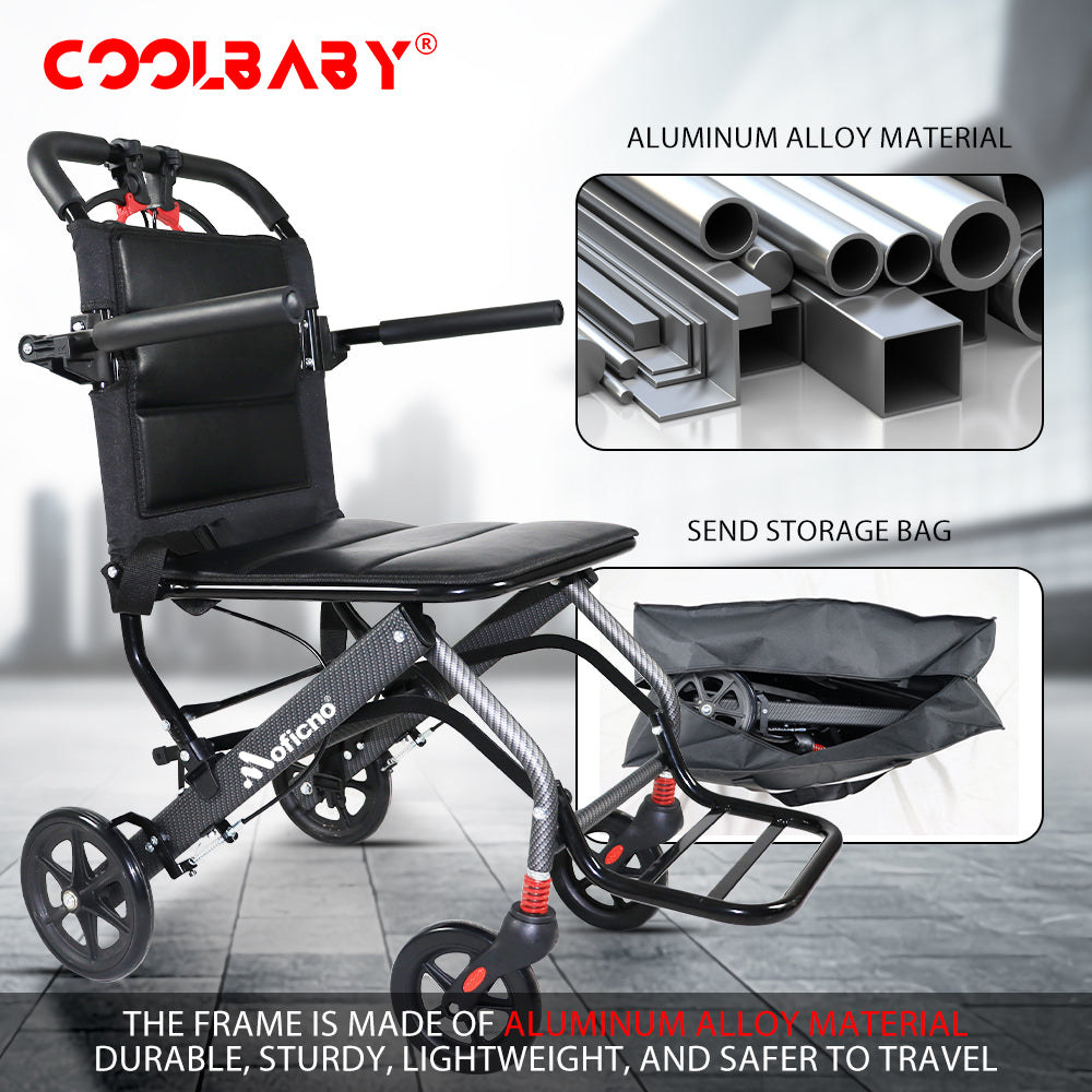Ultra-light Aluminum Alloy Wheelchair,Travel Wheelchairs,Foldable,Compact Wheelchair DGMT-105