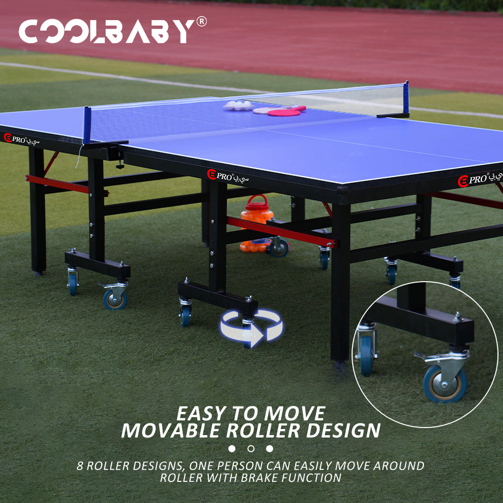 Professional grade home/business table tennis table, durable folding design, enjoy high quality table tennis experience