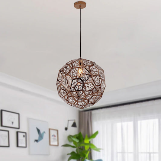 Pendant Light Round Large - Rose Gold