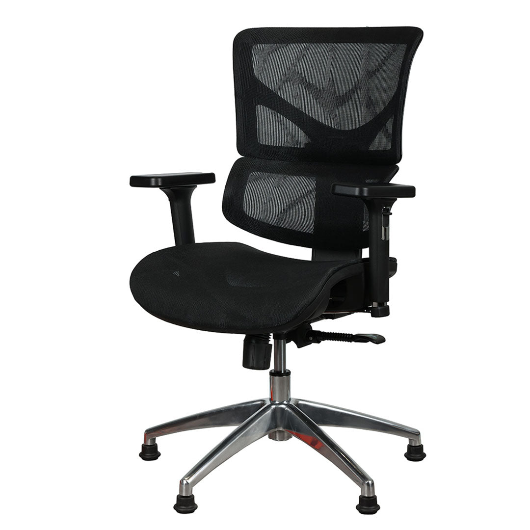 COOLBABY YS-1827 C Office Visitor Chair – Ergonomic Mesh Back, Lumbar Support, and Adjustable Armrests - COOLBABY