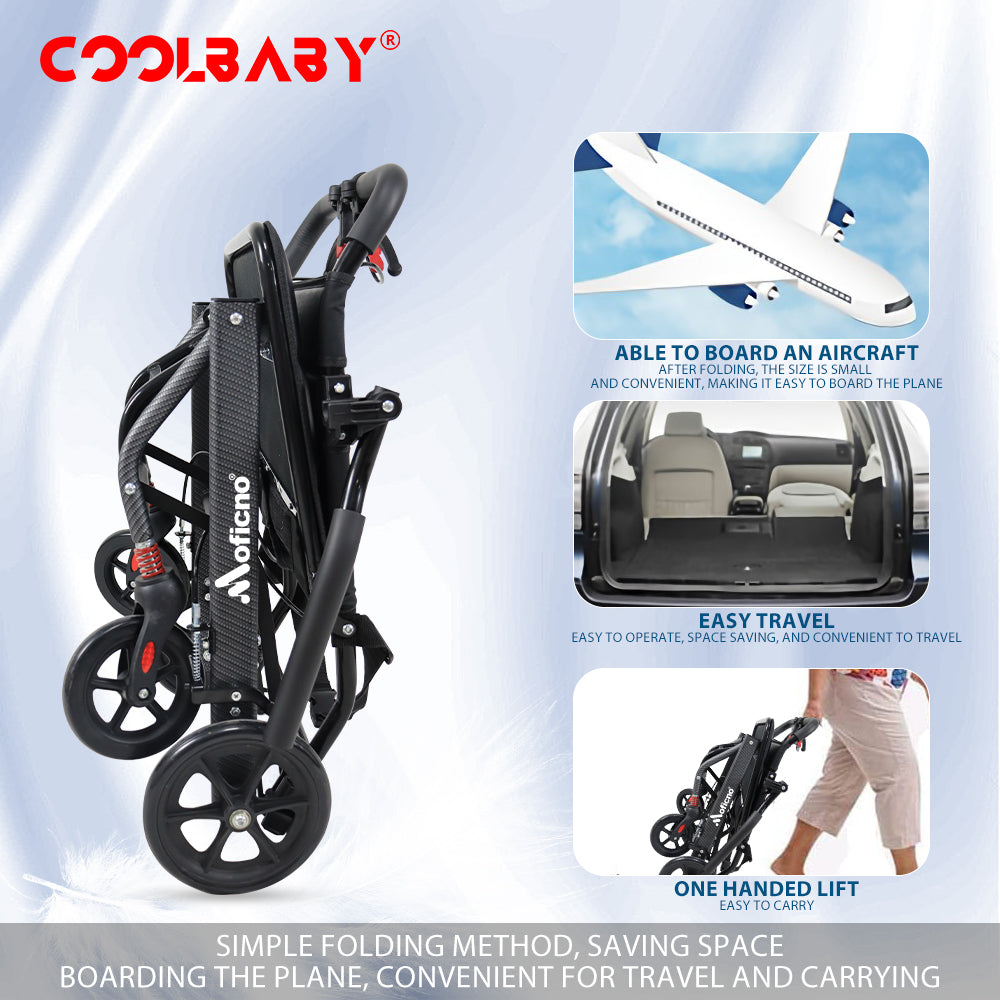 Ultra-light Aluminum Alloy Wheelchair,Travel Wheelchairs,Foldable,Compact Wheelchair DGMT-105