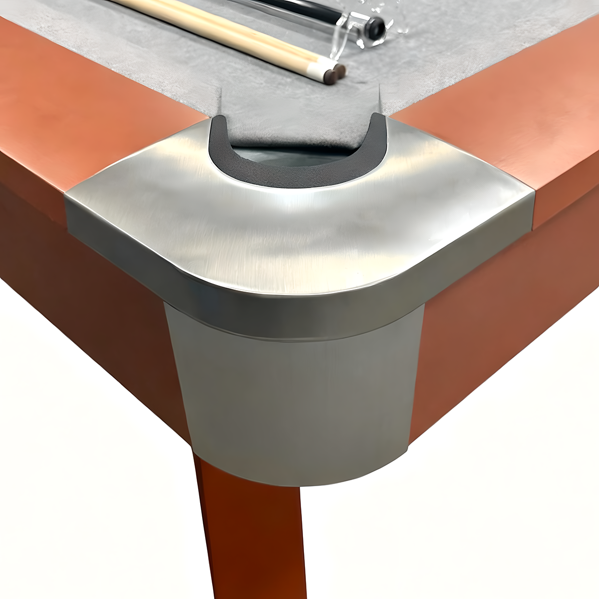 Waterproof Stone Slate Professional Pool Table Billiard  Tables 7 Ft  Classic Design Perfect for Family, Home, Dining, or Living Room