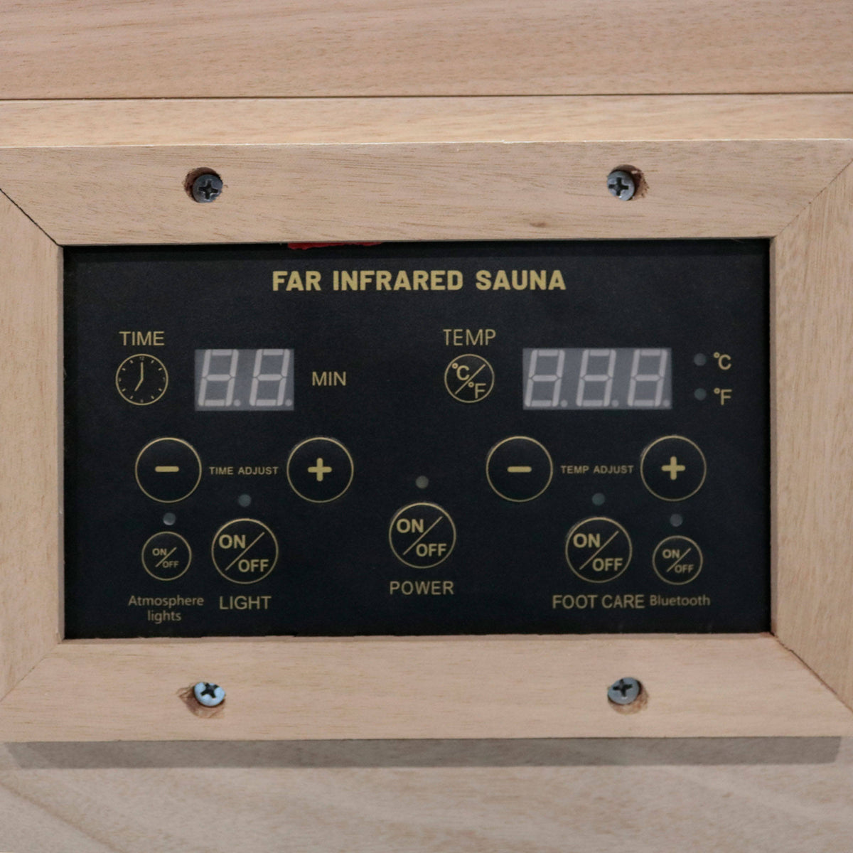 1 Person Sauna Far Infrared Sauna 1200W Low EMF Indoor Home Sauna