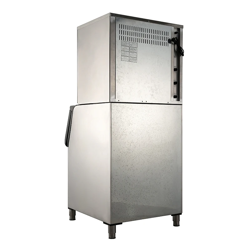 Commercial Ice Maker Machine,1102lbs（500kg）/24 h,440lbs （200kg）Storage Bin,Automatic Cleaning,Blue Ray,Perfect for Bar/Cafe/Restaurant