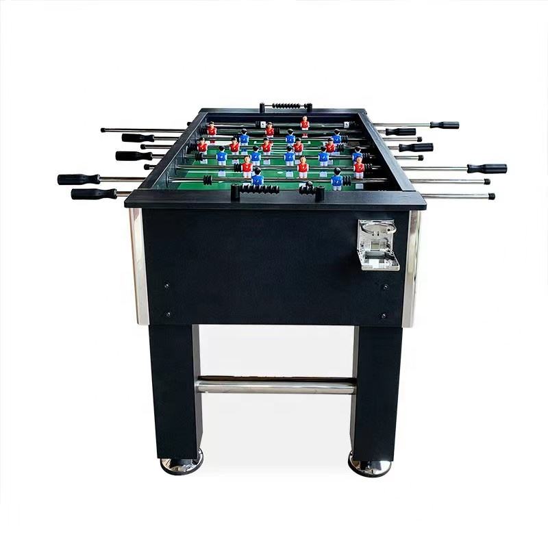 55 Inch Full Size Foosball Table Game Soccer Table for Adults - Perfect for Home, Office or Game Room - Black