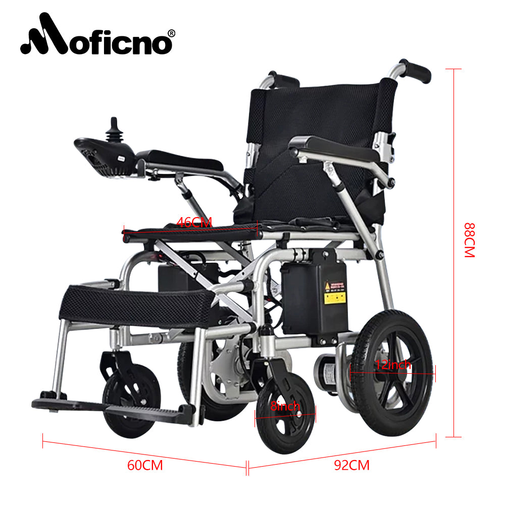 Lightweight Foldable Electric Wheelchairs for Seniors - 2x200W Motor Power Electric Wheelchair - COOLBABY