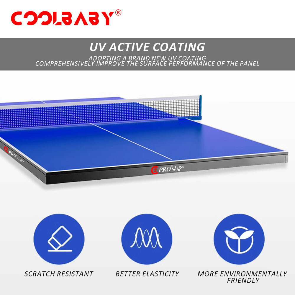 Professional grade home/business table tennis table, durable folding design, enjoy high quality table tennis experience