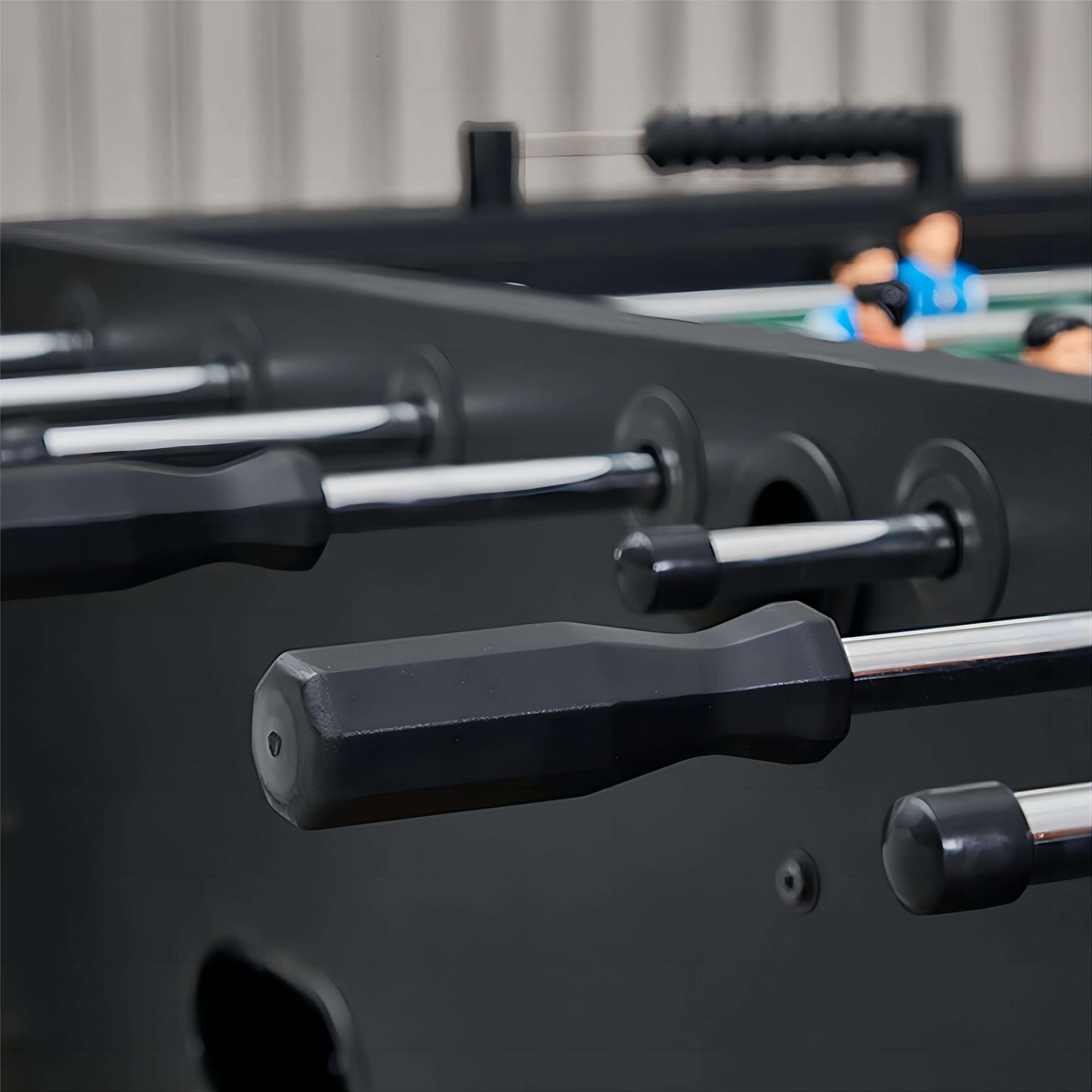 55 Inch Full Size Foosball Table Game Soccer Table for Adults - Perfect for Home, Office or Game Room - Black