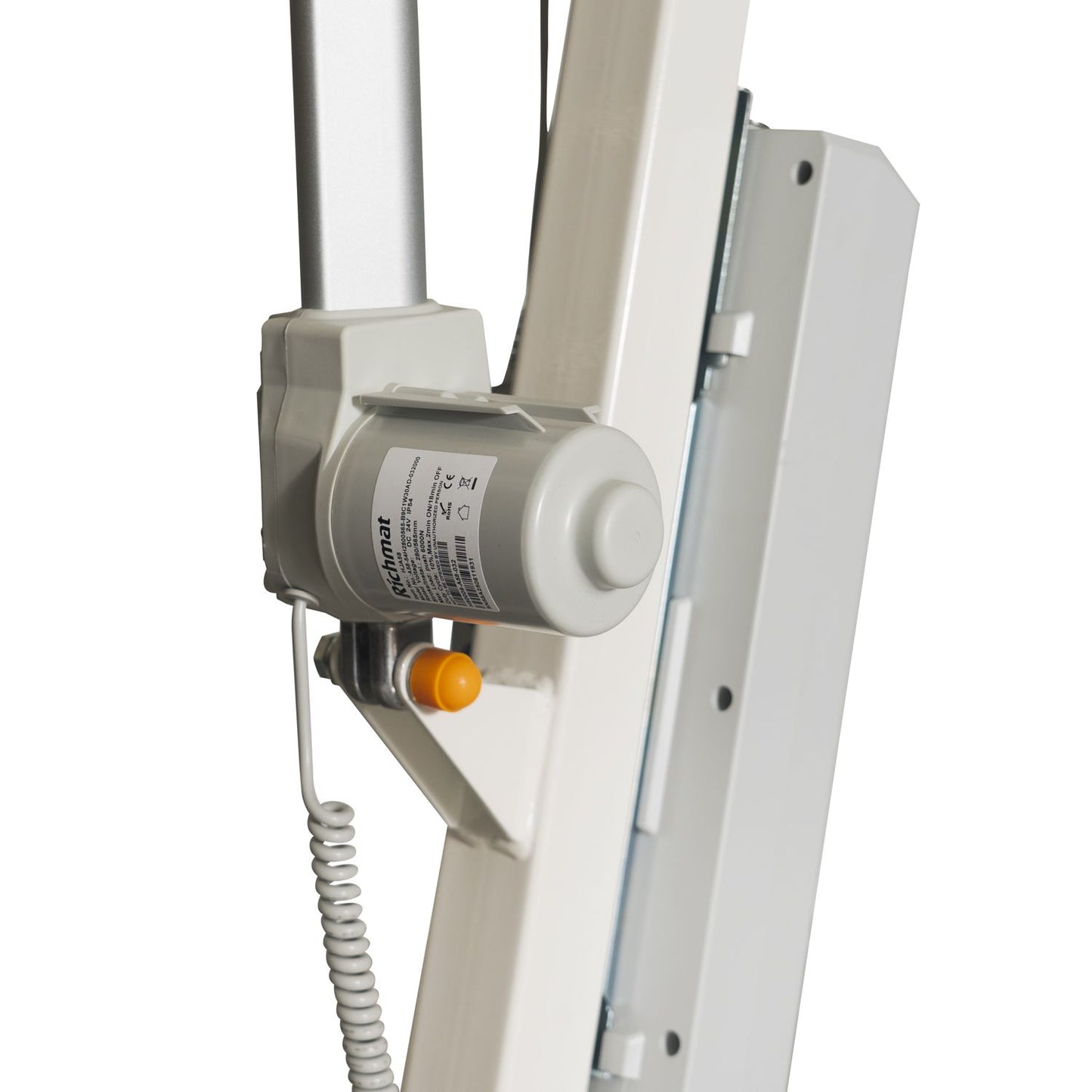 Collapsible Electric Patient Lift, Floor Lift Assist for Elderly, Medical Transfer Device with 330LBS Capacity, Portable & Easy Assembly - COOLBABY