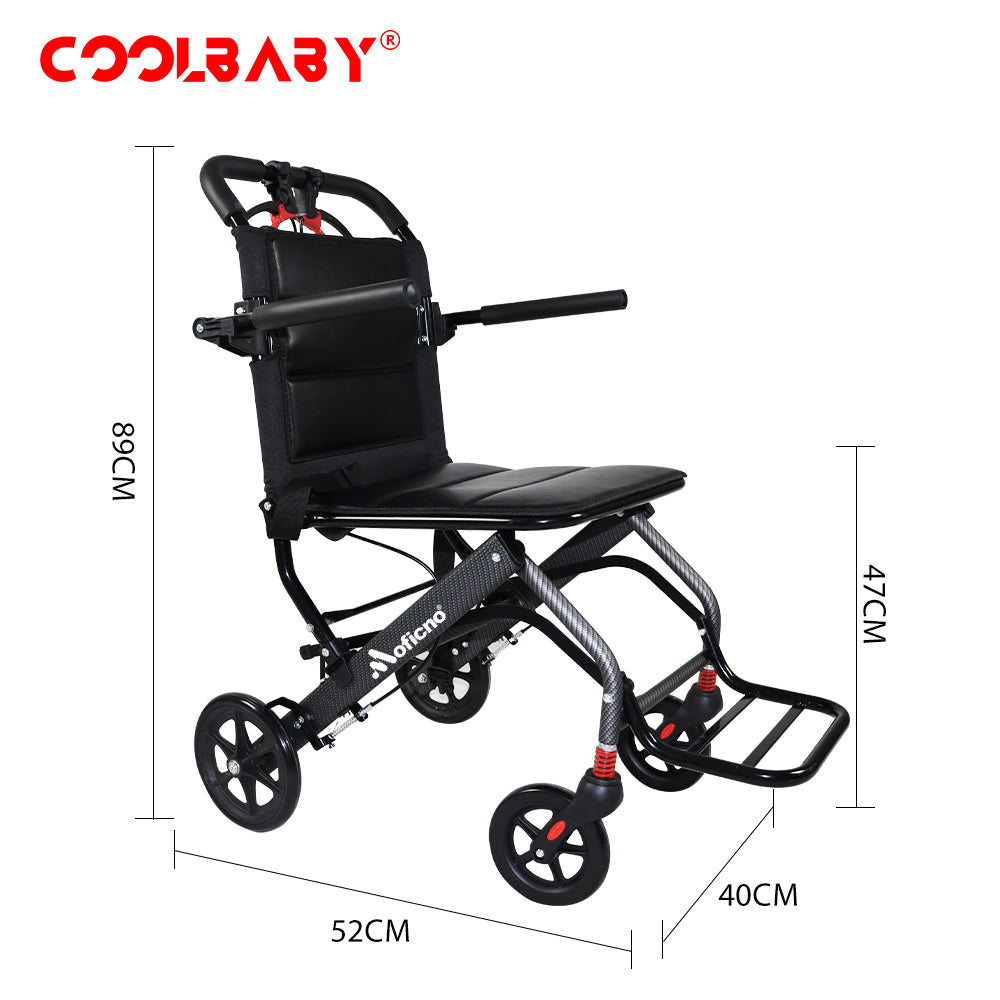 Ultra-light Aluminum Alloy Wheelchair,Travel Wheelchairs,Foldable,Compact Wheelchair DGMT-105