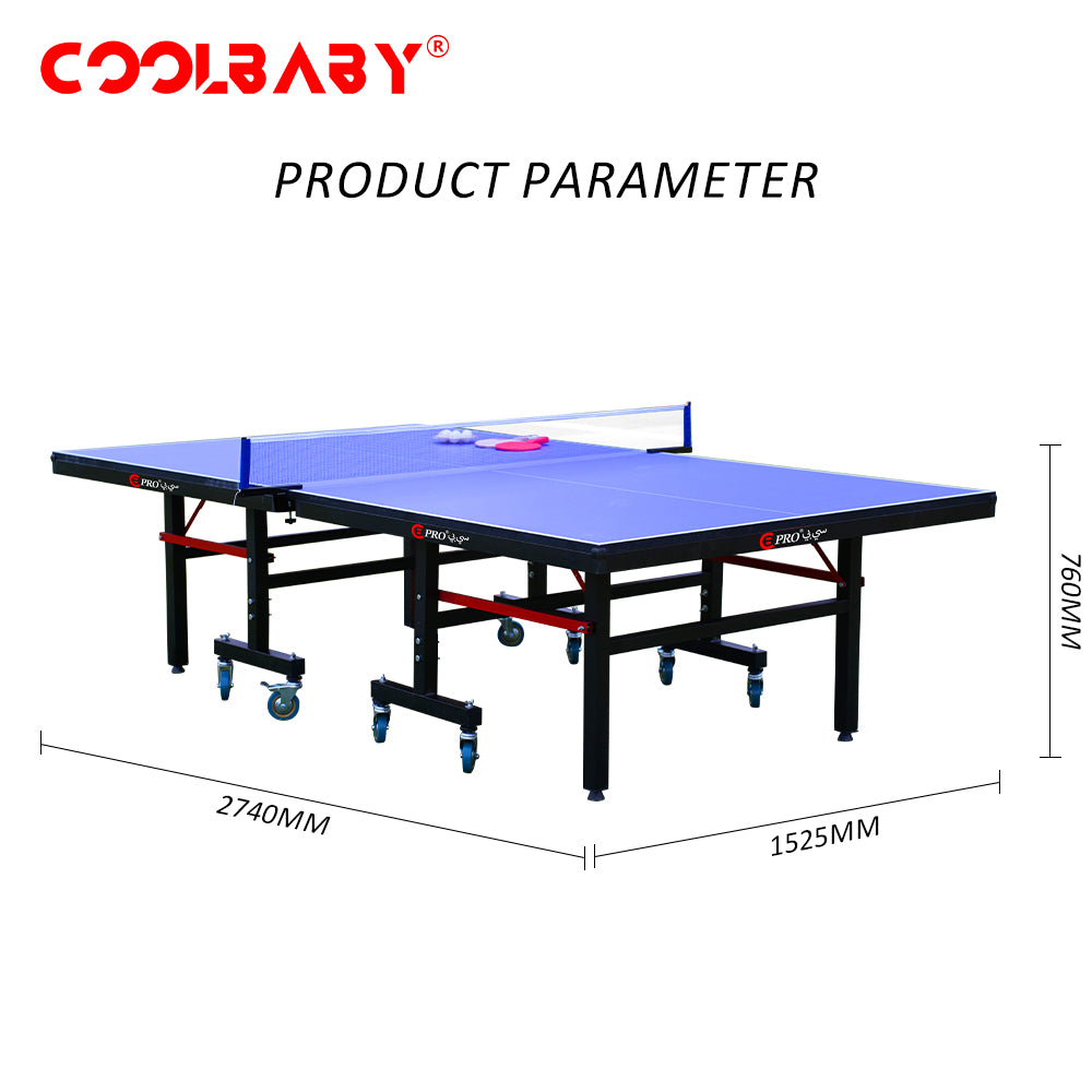 Professional grade home/business table tennis table, durable folding design, enjoy high quality table tennis experience