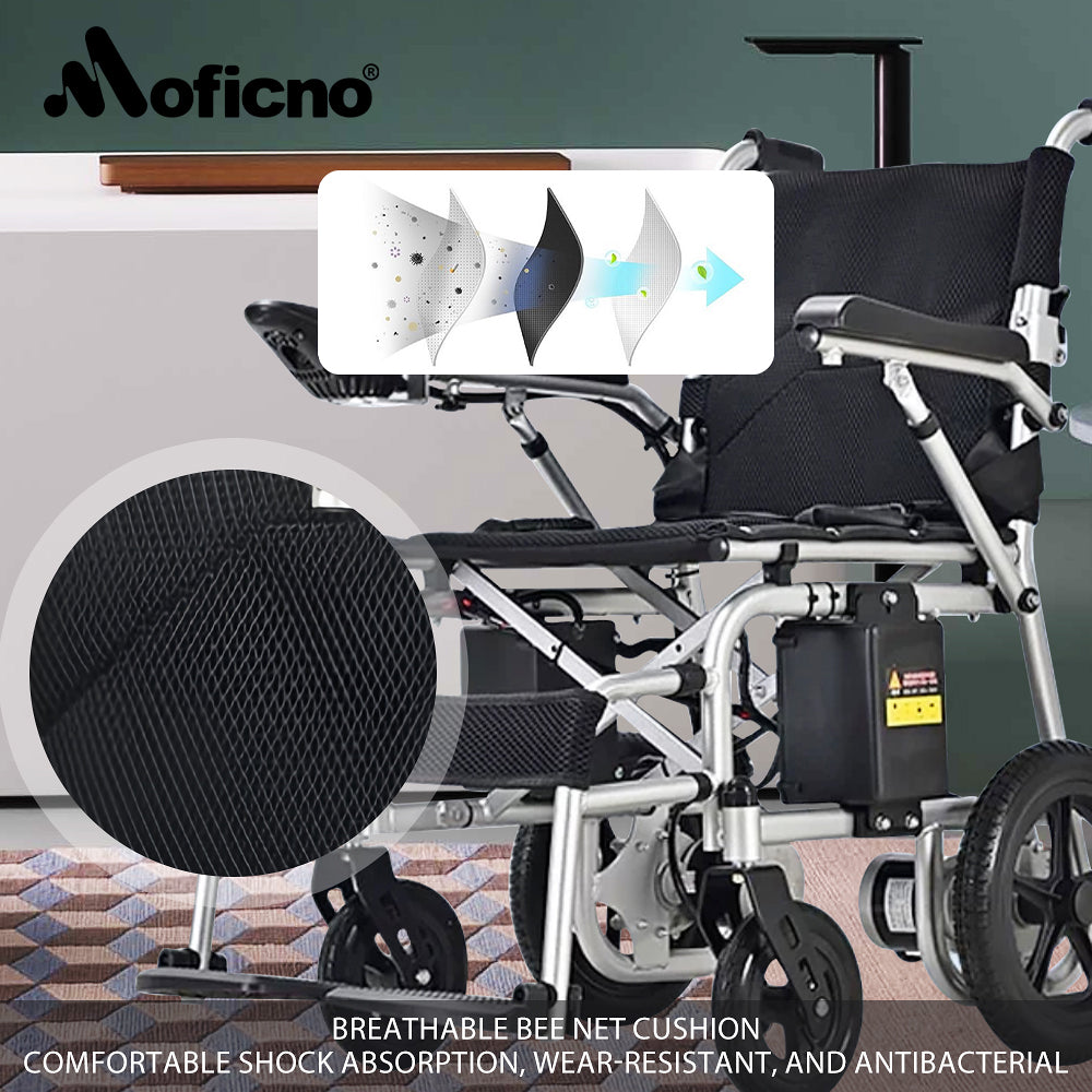 Lightweight Foldable Electric Wheelchairs for Seniors - 2x200W Motor Power Electric Wheelchair - COOLBABY