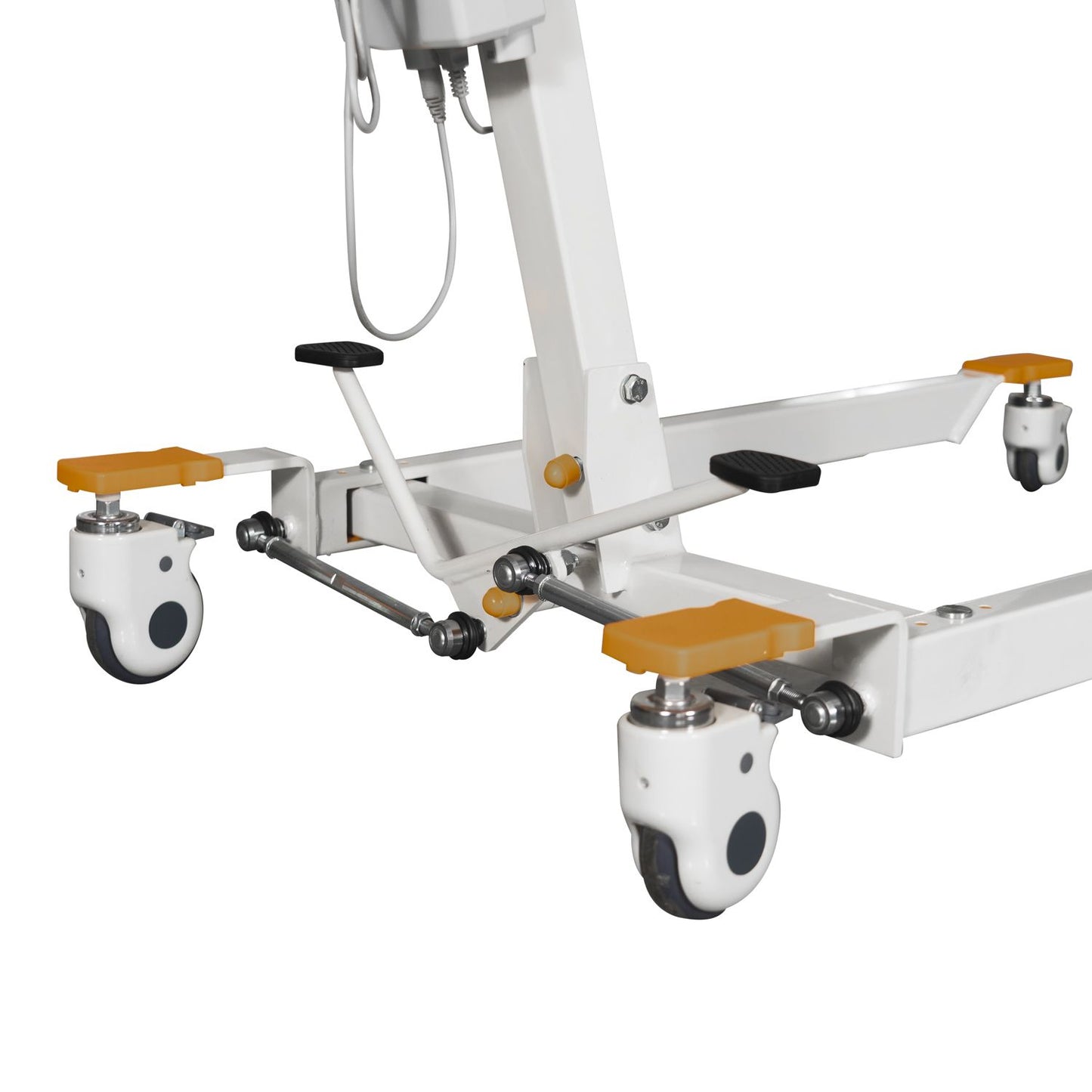 Collapsible Electric Patient Lift, Floor Lift Assist for Elderly, Medical Transfer Device with 330LBS Capacity, Portable & Easy Assembly - COOLBABY