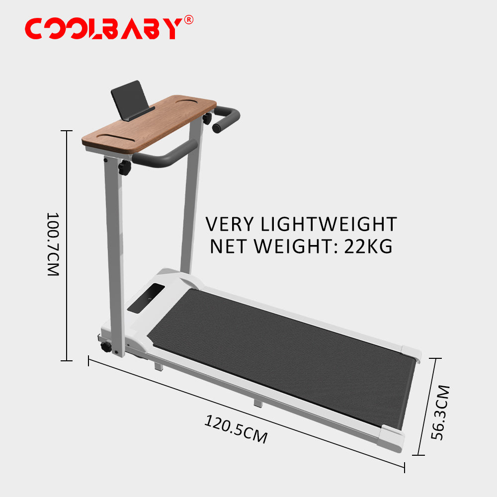 COOLBABY PBJ03 Space-saving Electric Folding Walking Treadmill Motorised Treadmill Walker - COOLBABY