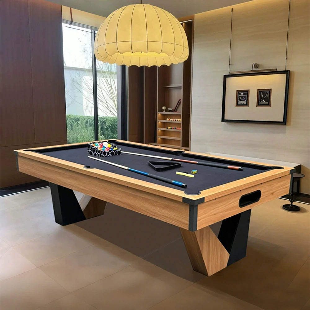 7 FT Pool Tables Billiards for Indoor Home Use,Billiards/Table Tennis/Dining Table Multi-functional 3 in 1,High Density Board Billiard Table