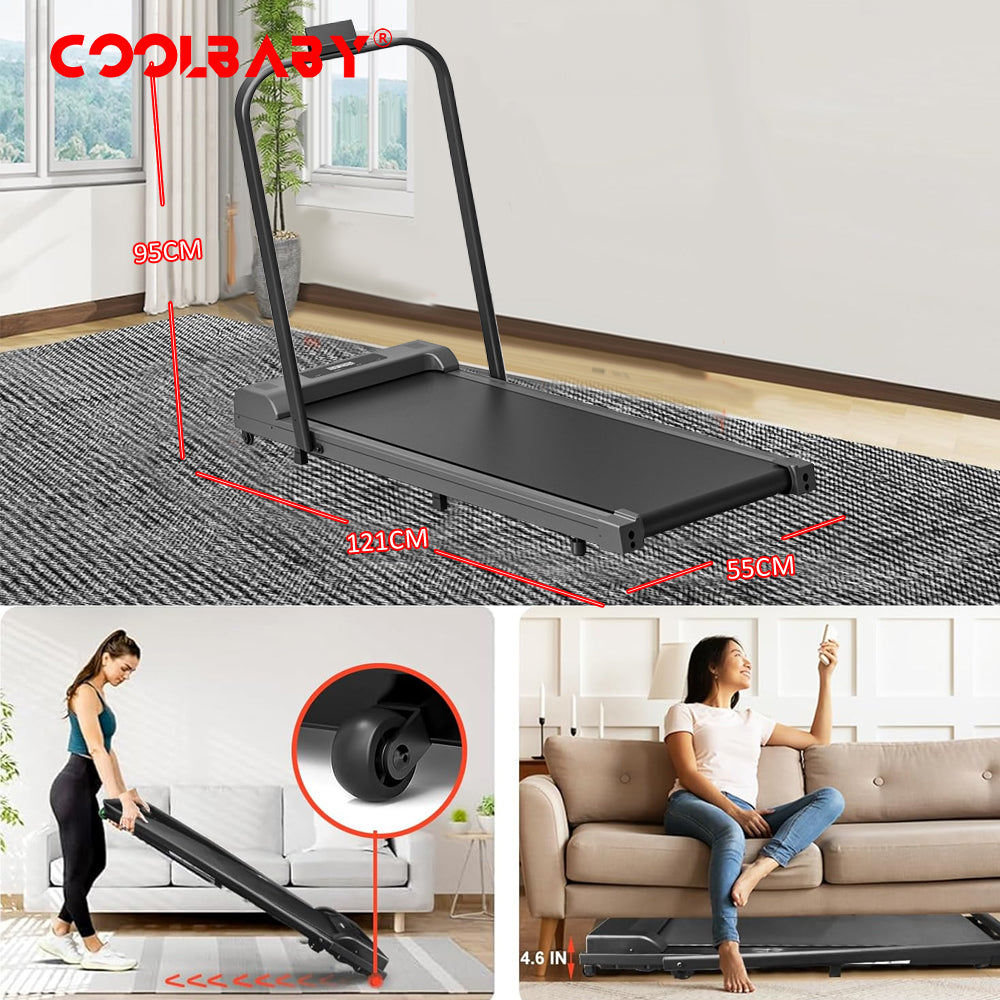 COOLBABY Walking Pad, Walking Treadmill, Folding Under Table - COOLBABY